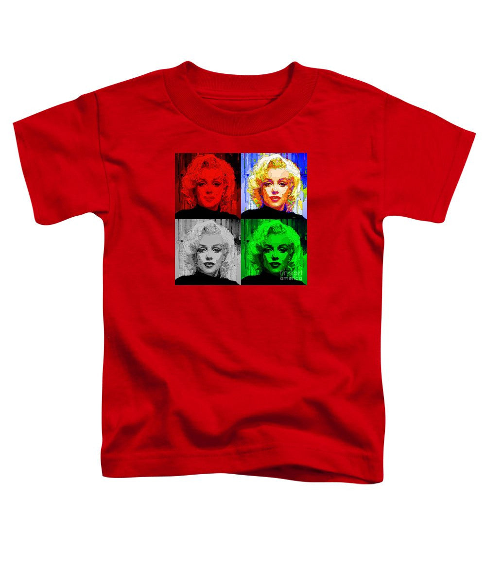 Toddler T-Shirt - Marilyn Monroe - Quad. Pop Art