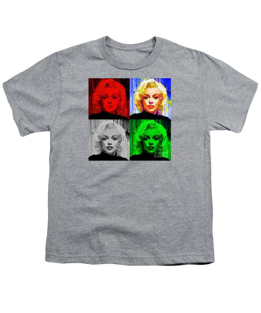 Youth T-Shirt - Marilyn Monroe - Quad. Pop Art