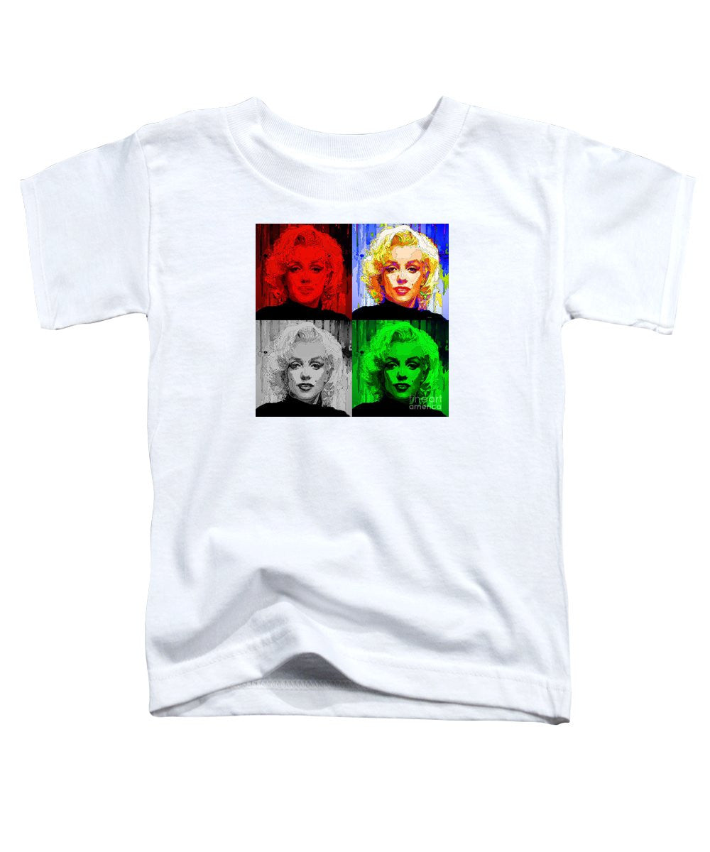 Toddler T-Shirt - Marilyn Monroe - Quad. Pop Art