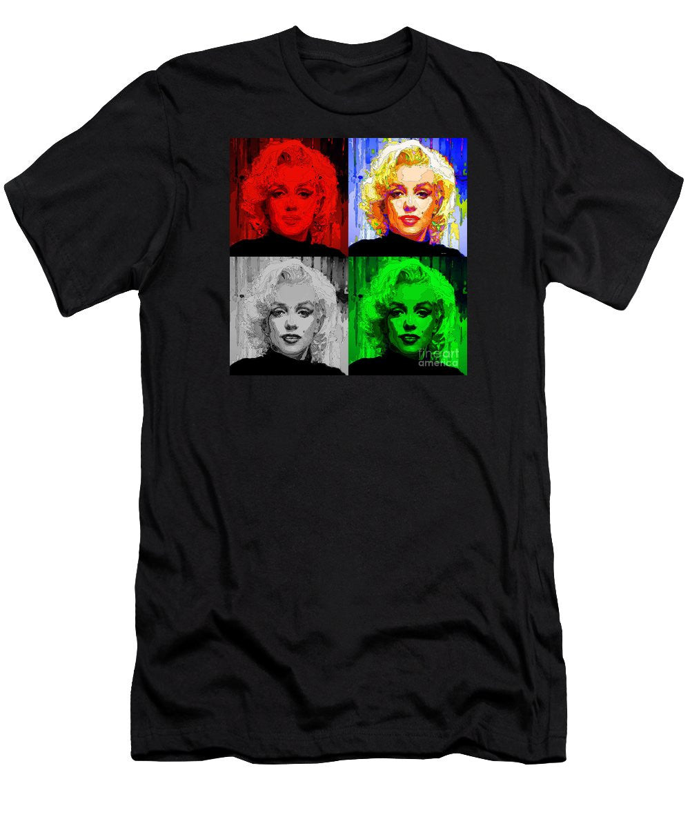 Men's T-Shirt (Slim Fit) - Marilyn Monroe - Quad. Pop Art