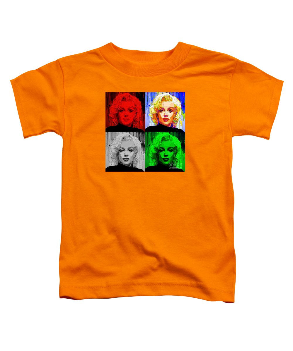 Toddler T-Shirt - Marilyn Monroe - Quad. Pop Art