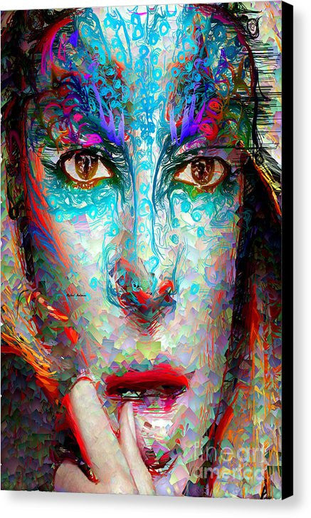 Canvas Print - Masquerade In Blue