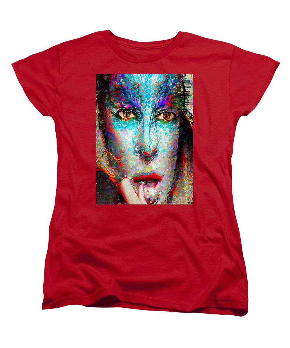 Women's T-Shirt (Standard Cut) - Masquerade In Blue