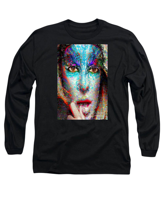 Long Sleeve T-Shirt - Masquerade In Blue