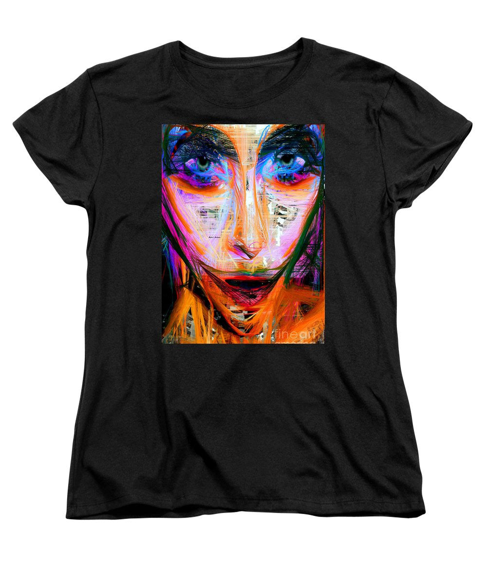 T-shirt pour femme (coupe standard) - Mascarade en rose