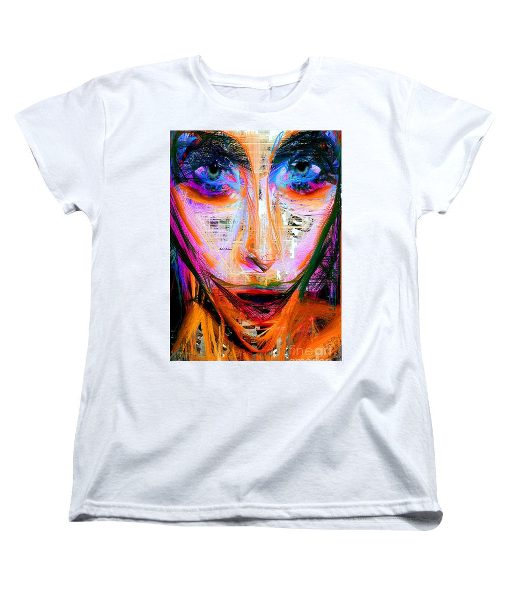 T-shirt pour femme (coupe standard) - Mascarade en rose