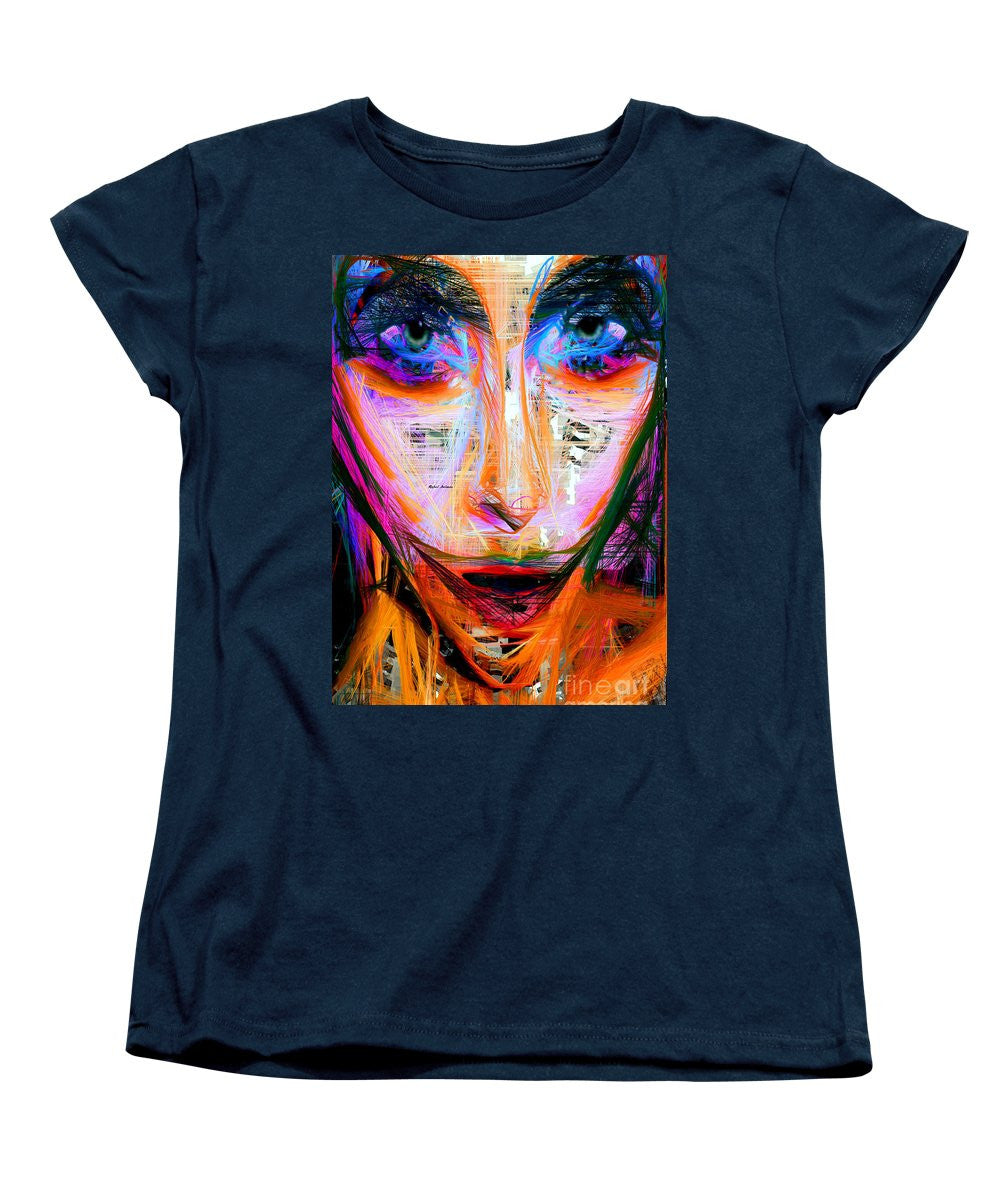 T-shirt pour femme (coupe standard) - Mascarade en rose