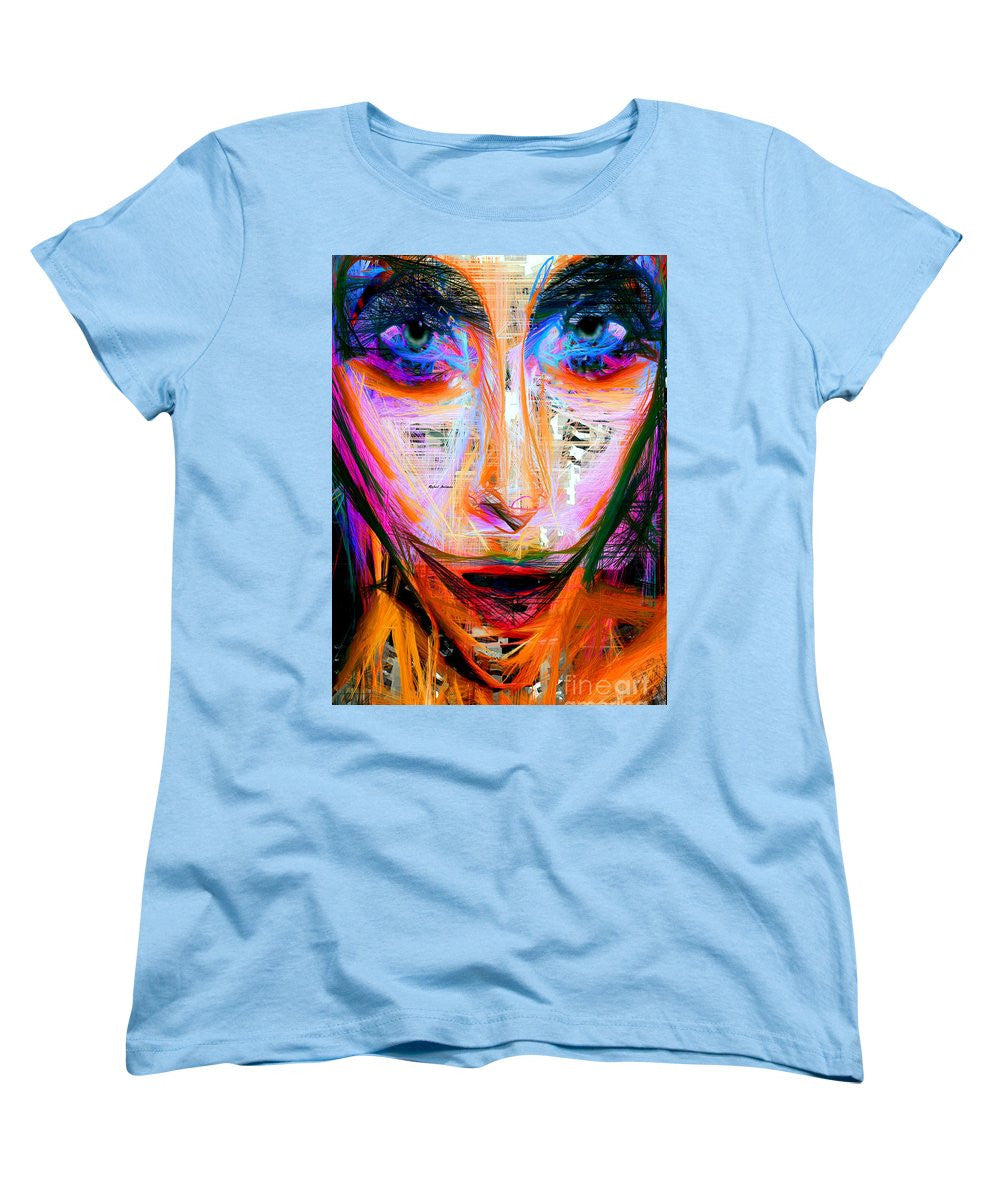 T-shirt pour femme (coupe standard) - Mascarade en rose