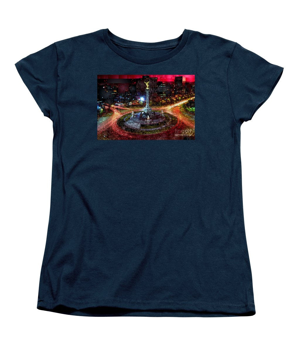 T-shirt pour femme (coupe standard) - Mexico City Df At Night