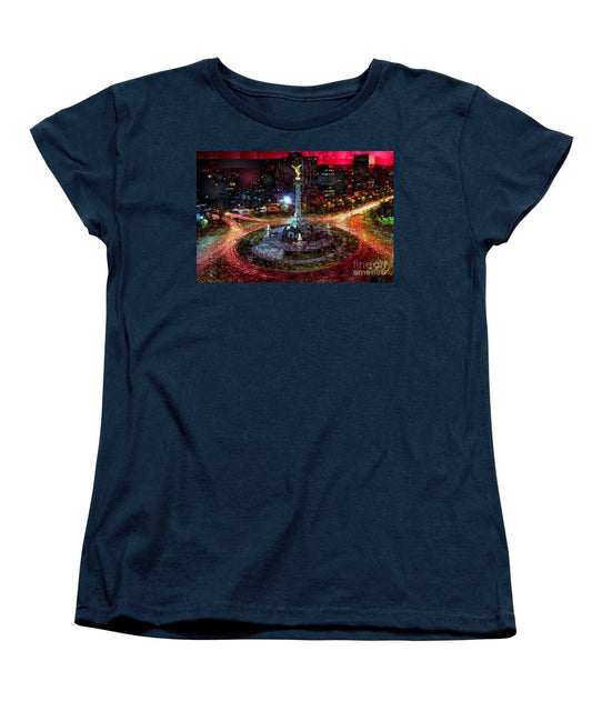 T-shirt pour femme (coupe standard) - Mexico City Df At Night