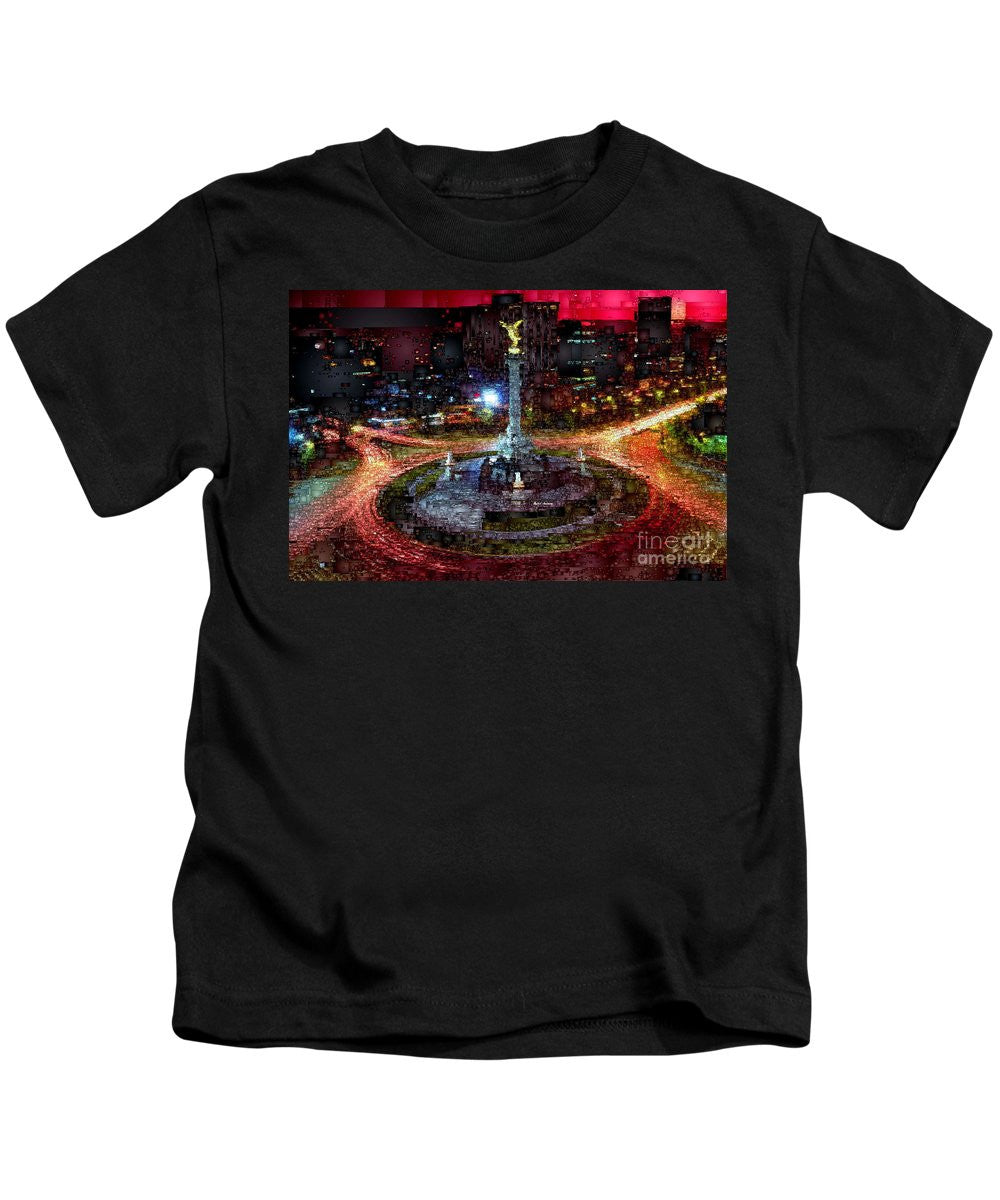 Kids T-Shirt - Mexico City D.f At Night