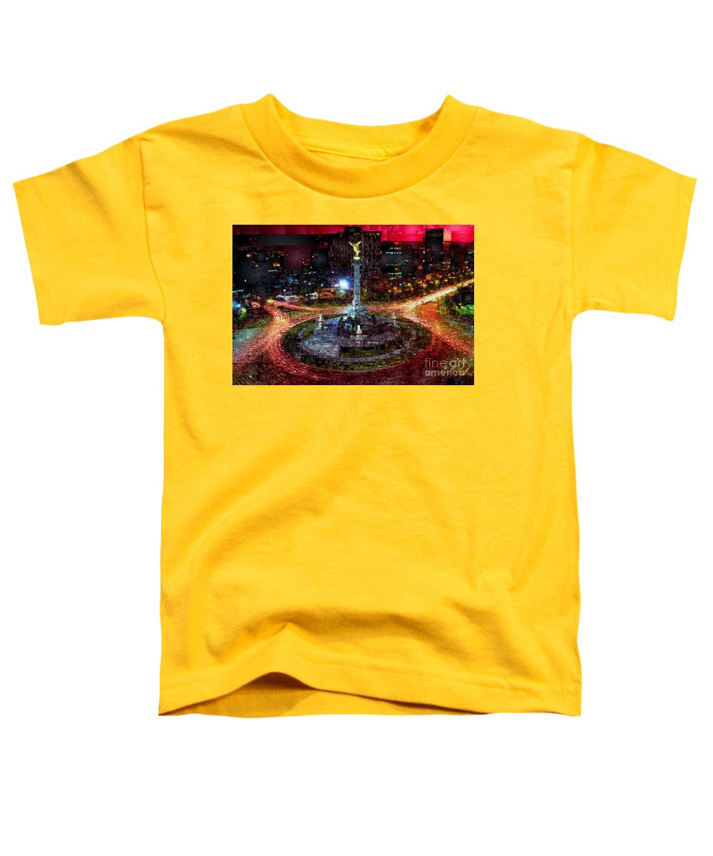 Toddler T-Shirt - Mexico City D.f At Night