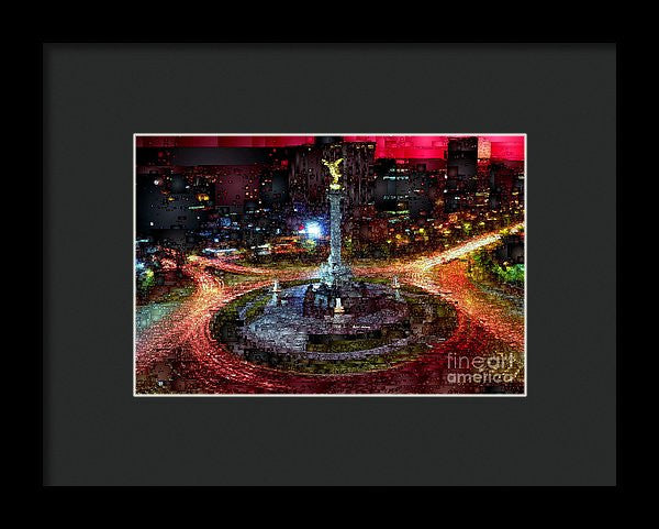 Framed Print - Mexico City D.f At Night