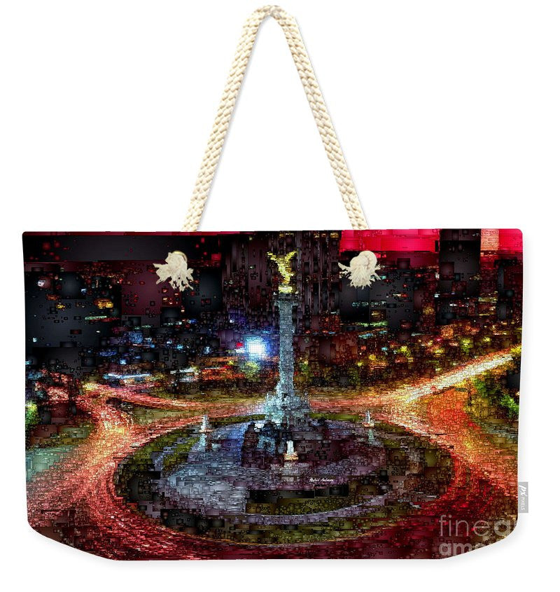 Weekender Tote Bag - Mexico City D.f At Night