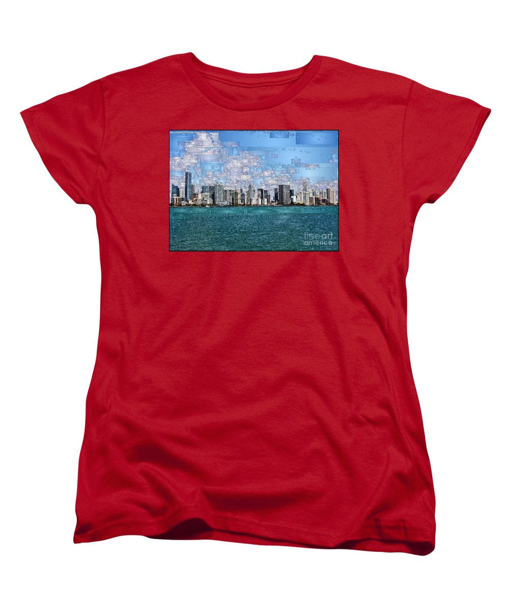 T-shirt pour femme (coupe standard) - Miami, Floride