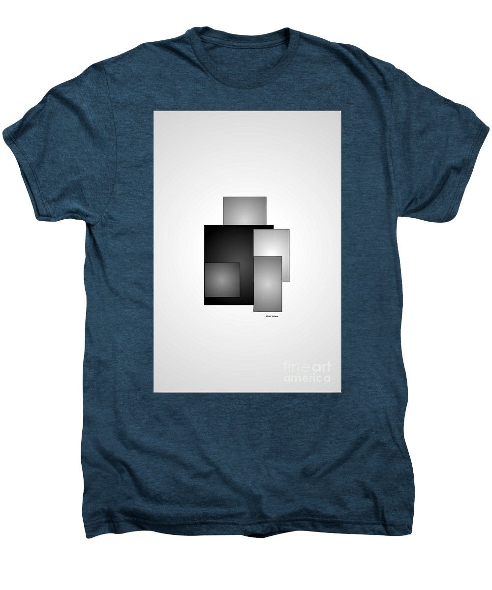 Men's Premium T-Shirt - Minimal Black And White