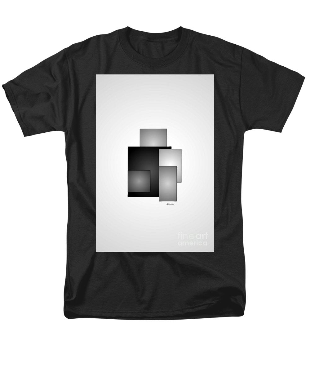 Men's T-Shirt  (Regular Fit) - Minimal Black And White