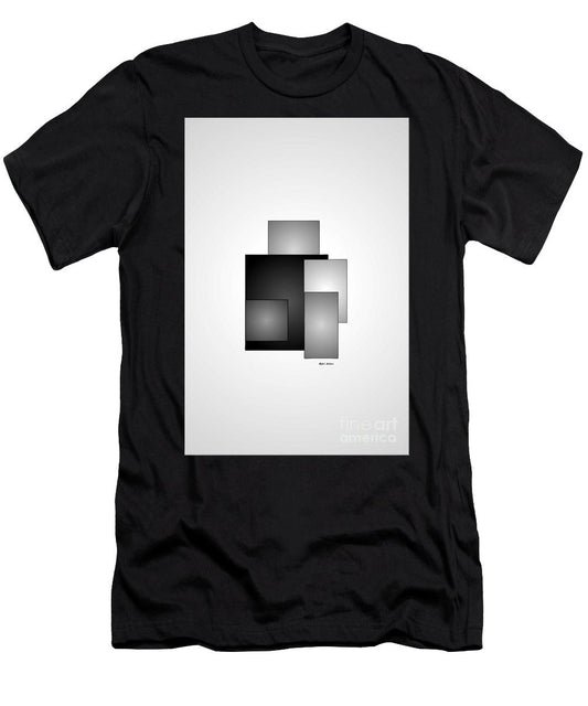 Men's T-Shirt (Slim Fit) - Minimal Black And White