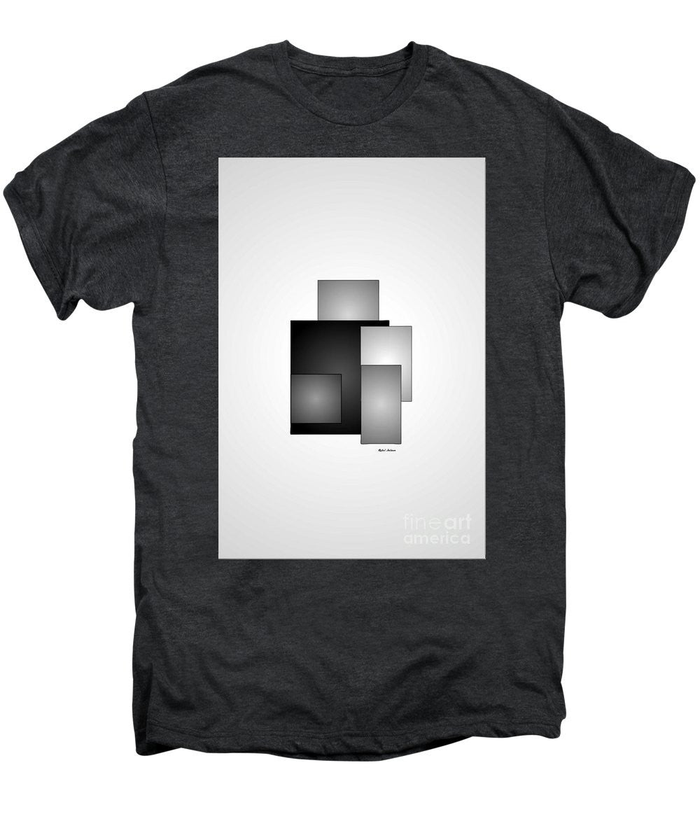 Men's Premium T-Shirt - Minimal Black And White