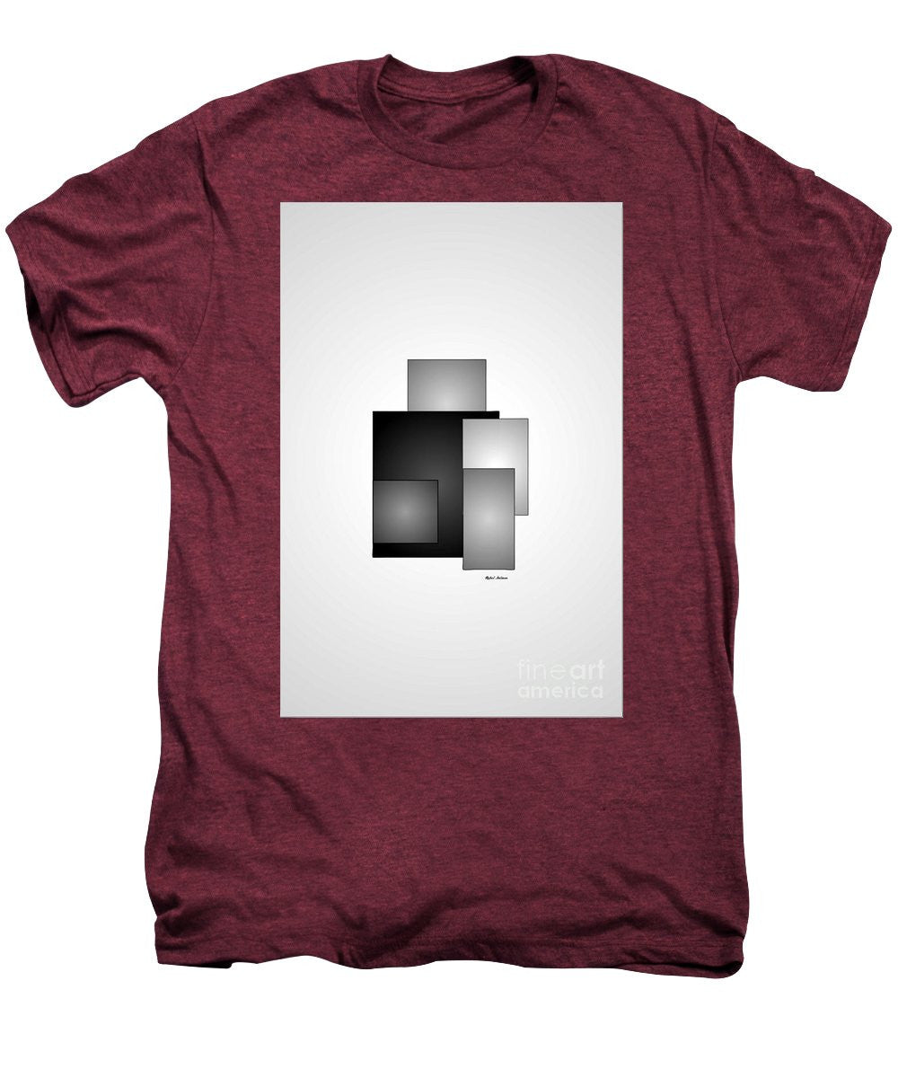 Men's Premium T-Shirt - Minimal Black And White