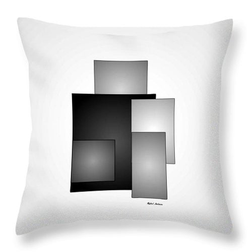 Throw Pillow - Minimal Black And White