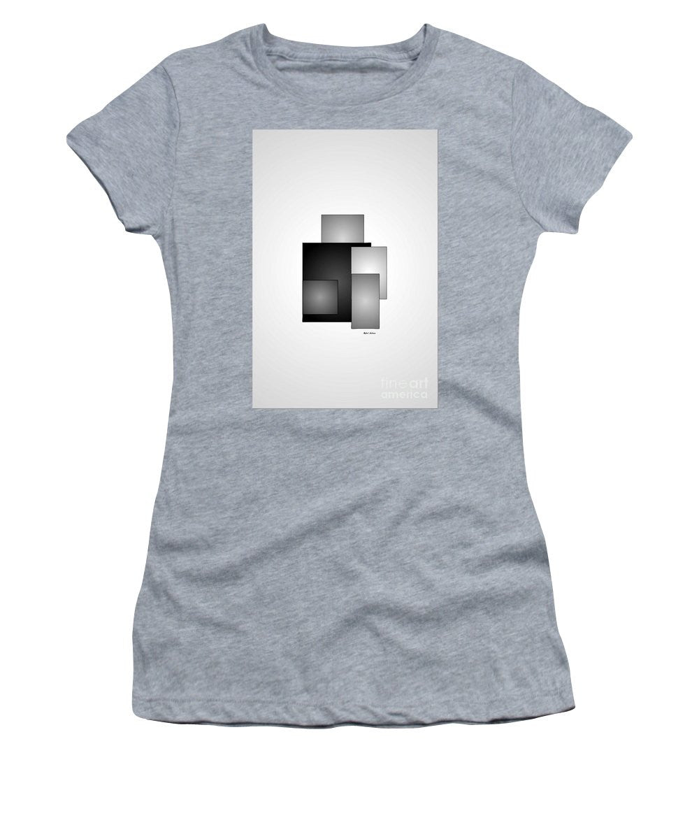 Women's T-Shirt (Junior Cut) - Minimal Black And White