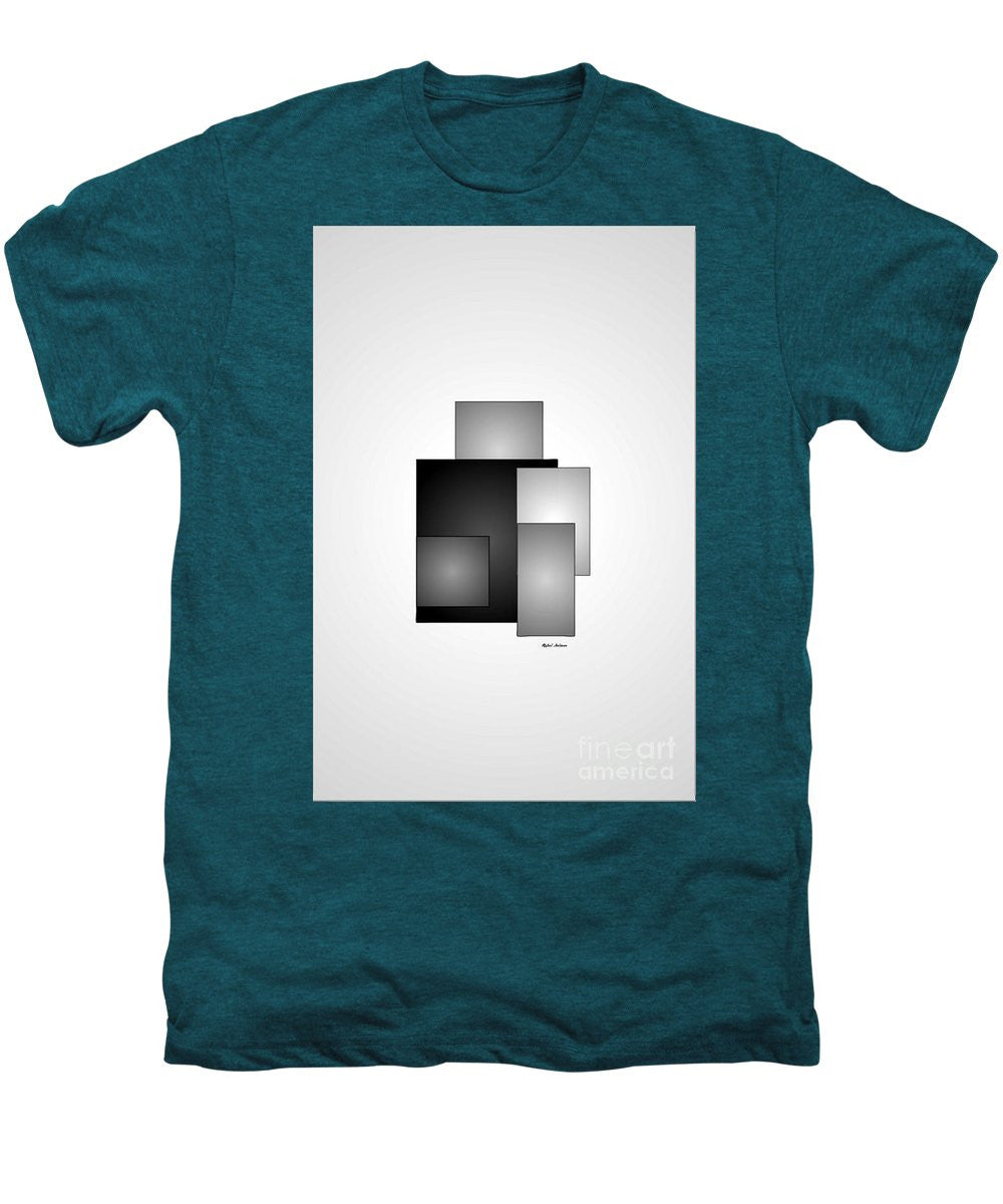 Men's Premium T-Shirt - Minimal Black And White