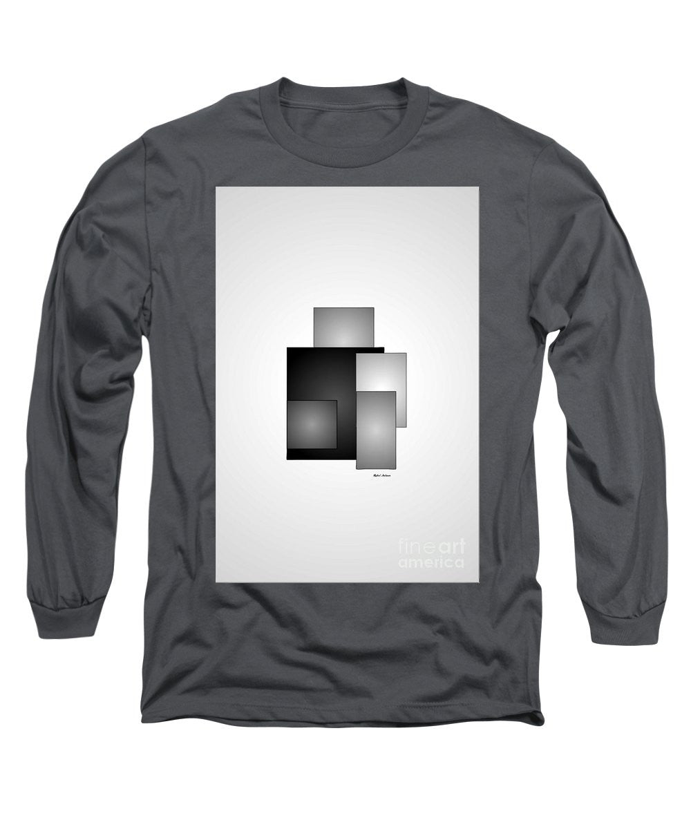 Long Sleeve T-Shirt - Minimal Black And White