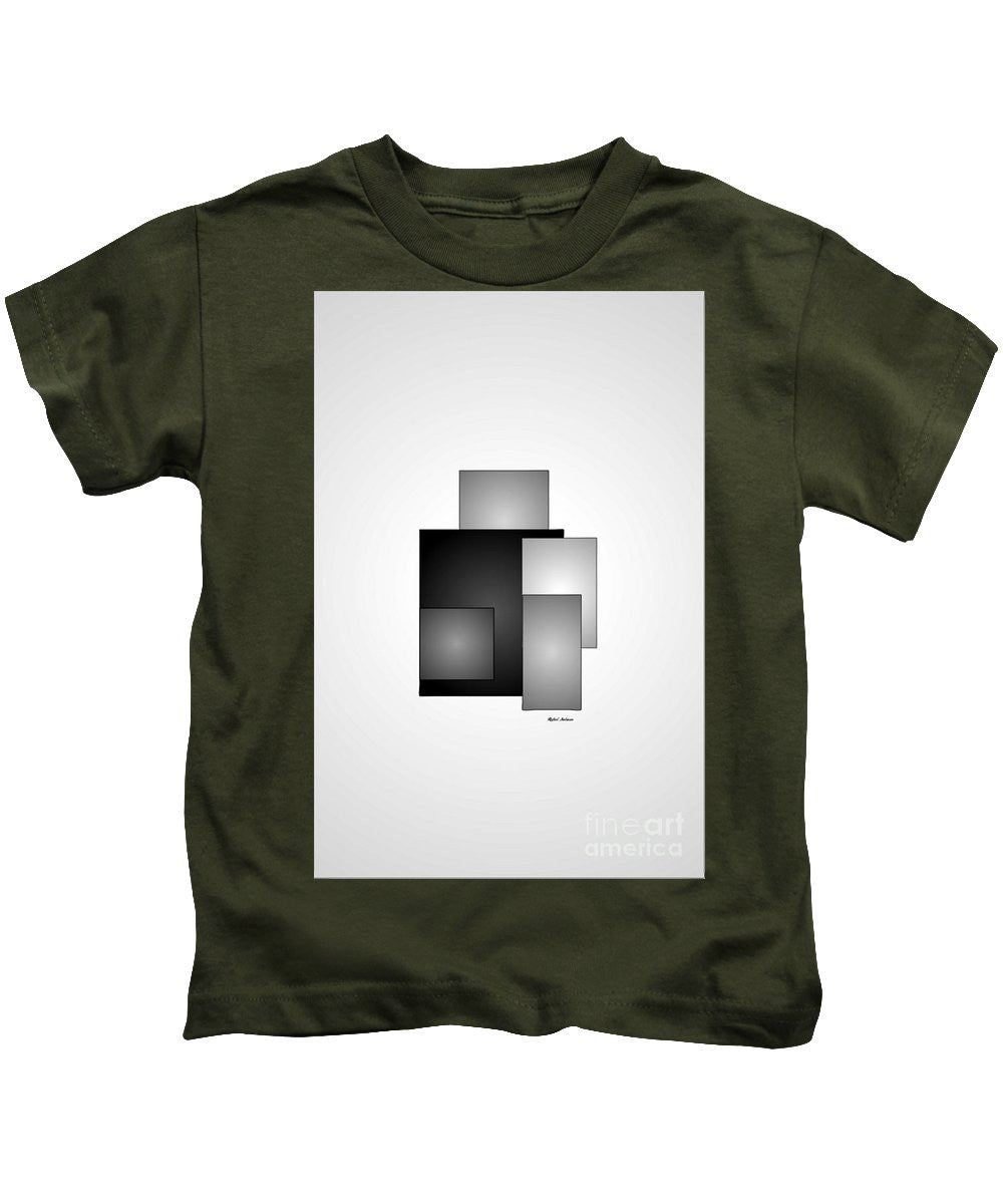 Kids T-Shirt - Minimal Black And White