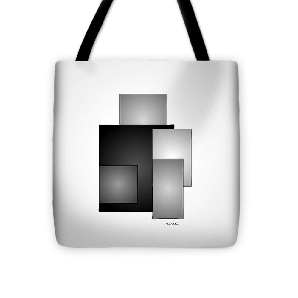 Tote Bag - Minimal Black And White