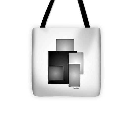 Tote Bag - Minimal Black And White