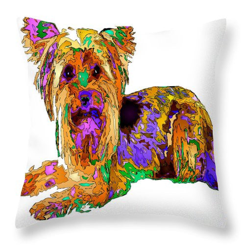 Throw Pillow - Minnie We Miss You. Pet Series