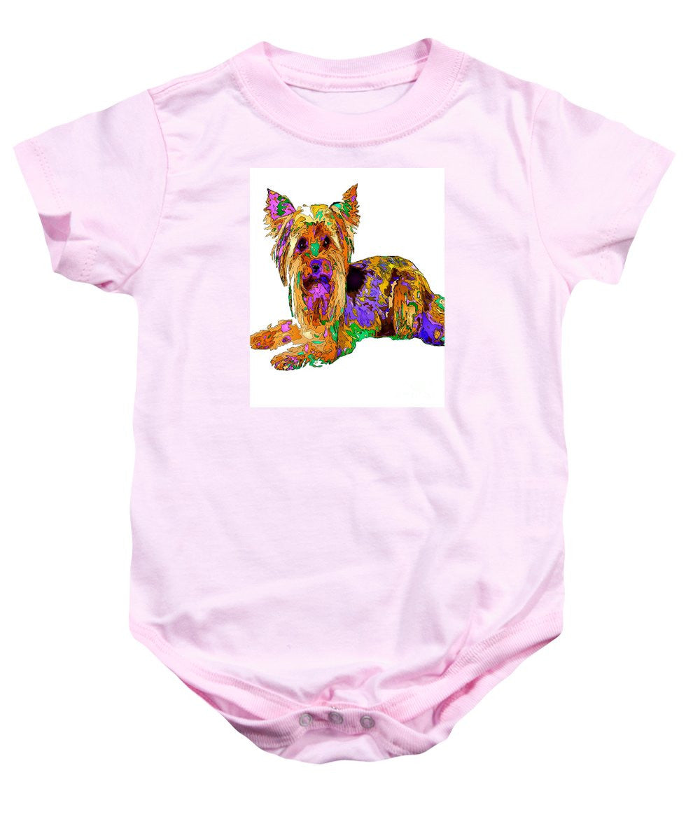 Baby Onesie - Minnie We Miss You. Pet Series