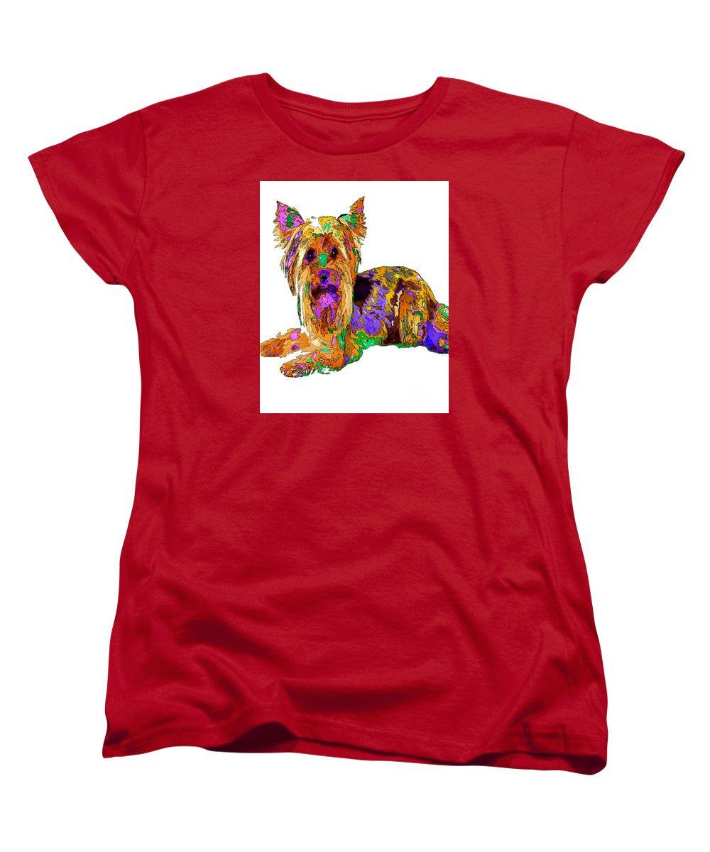 Women's T-Shirt (Standard Cut) - Minnie We Miss You. Pet Series