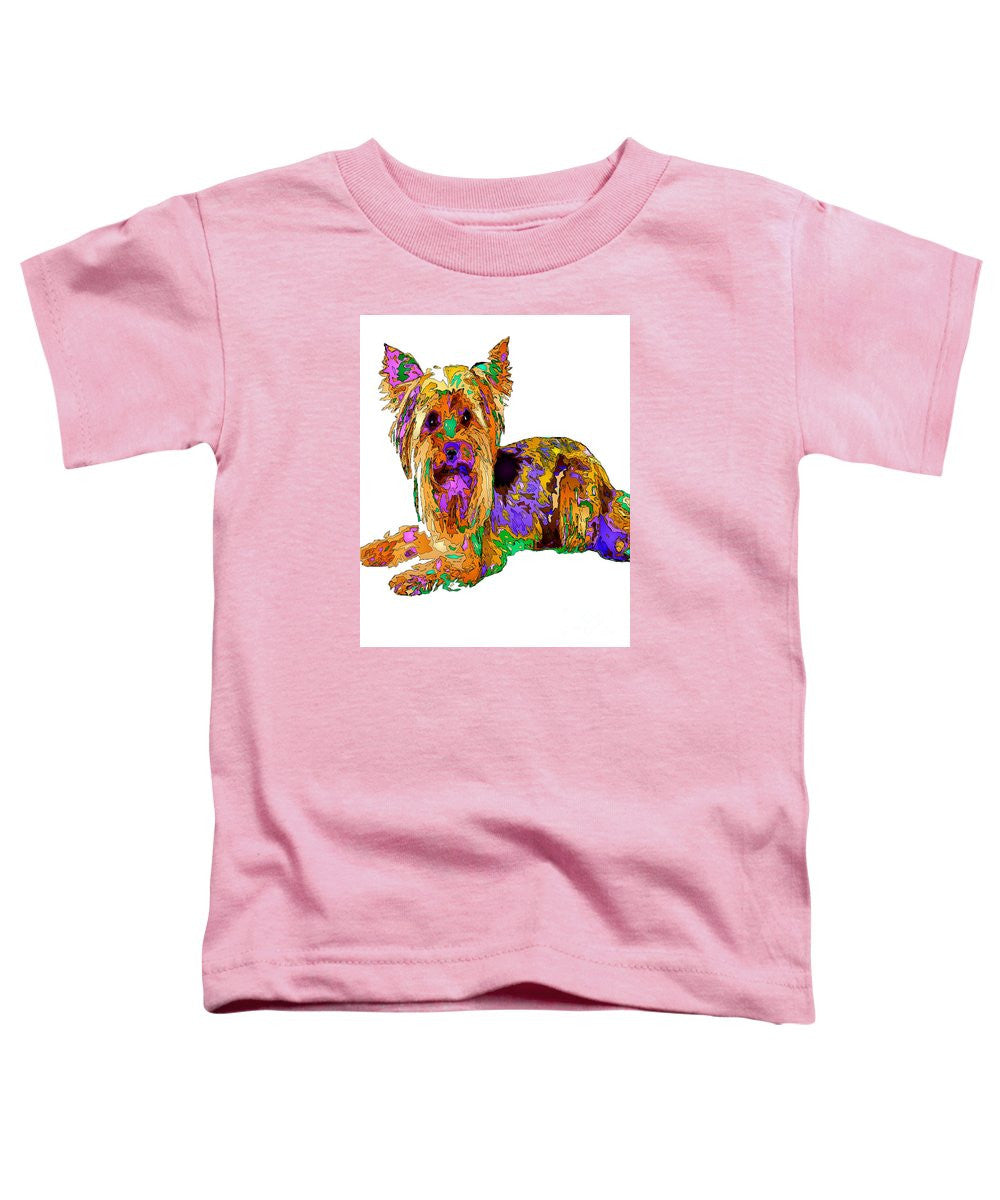 T-shirt pour tout-petits – Minnie Tu nous manques. Série Pet