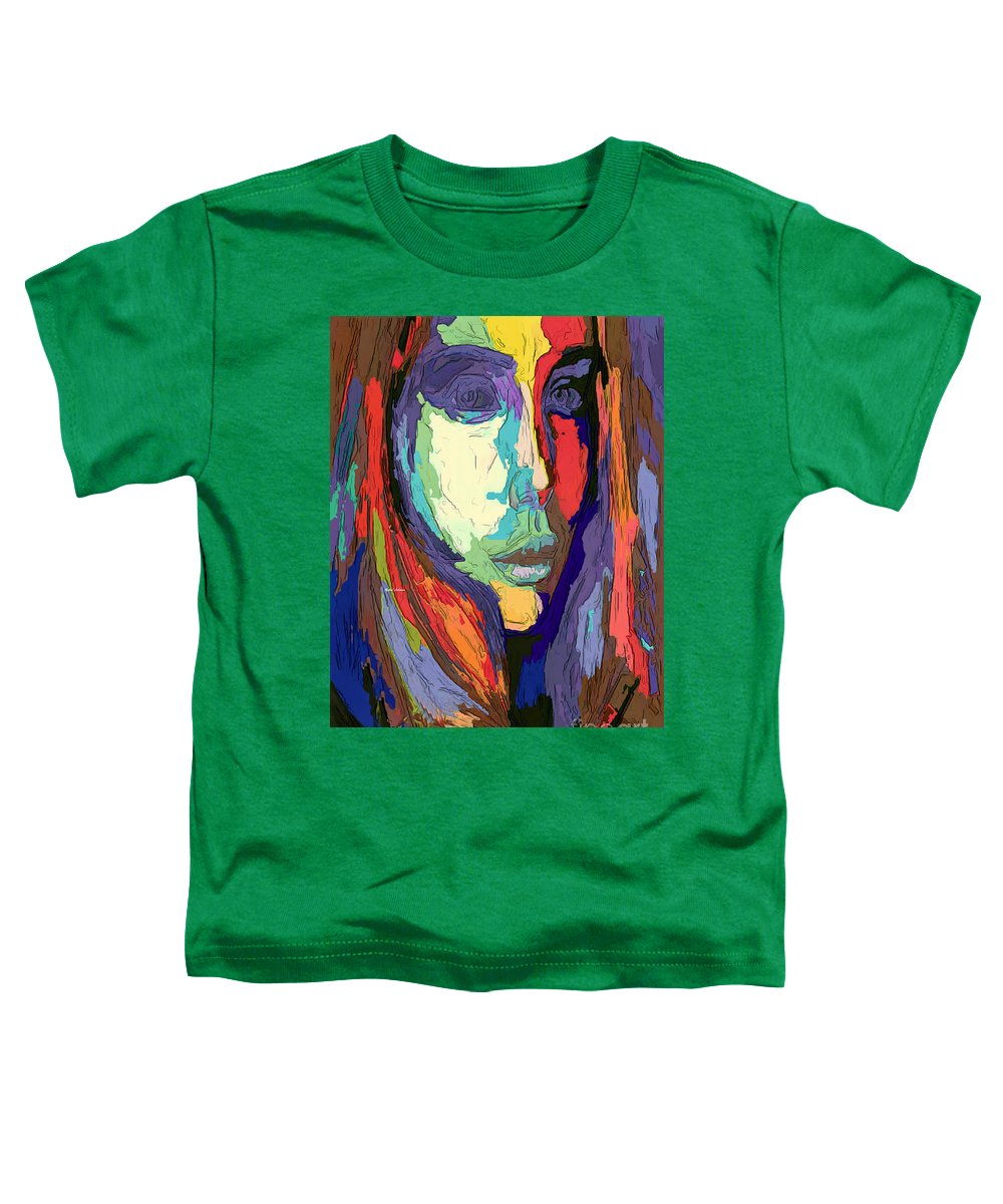 Portrait de femme impressionniste moderne - T-shirt pour tout-petit