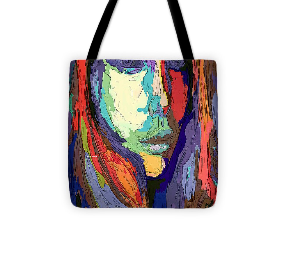 Portrait de femme impressionniste moderne - Sac fourre-tout