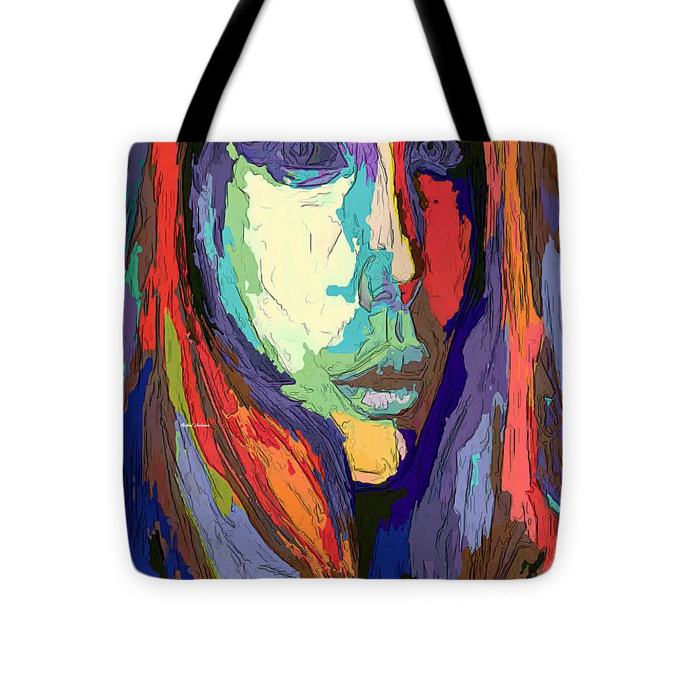 Portrait de femme impressionniste moderne - Sac fourre-tout