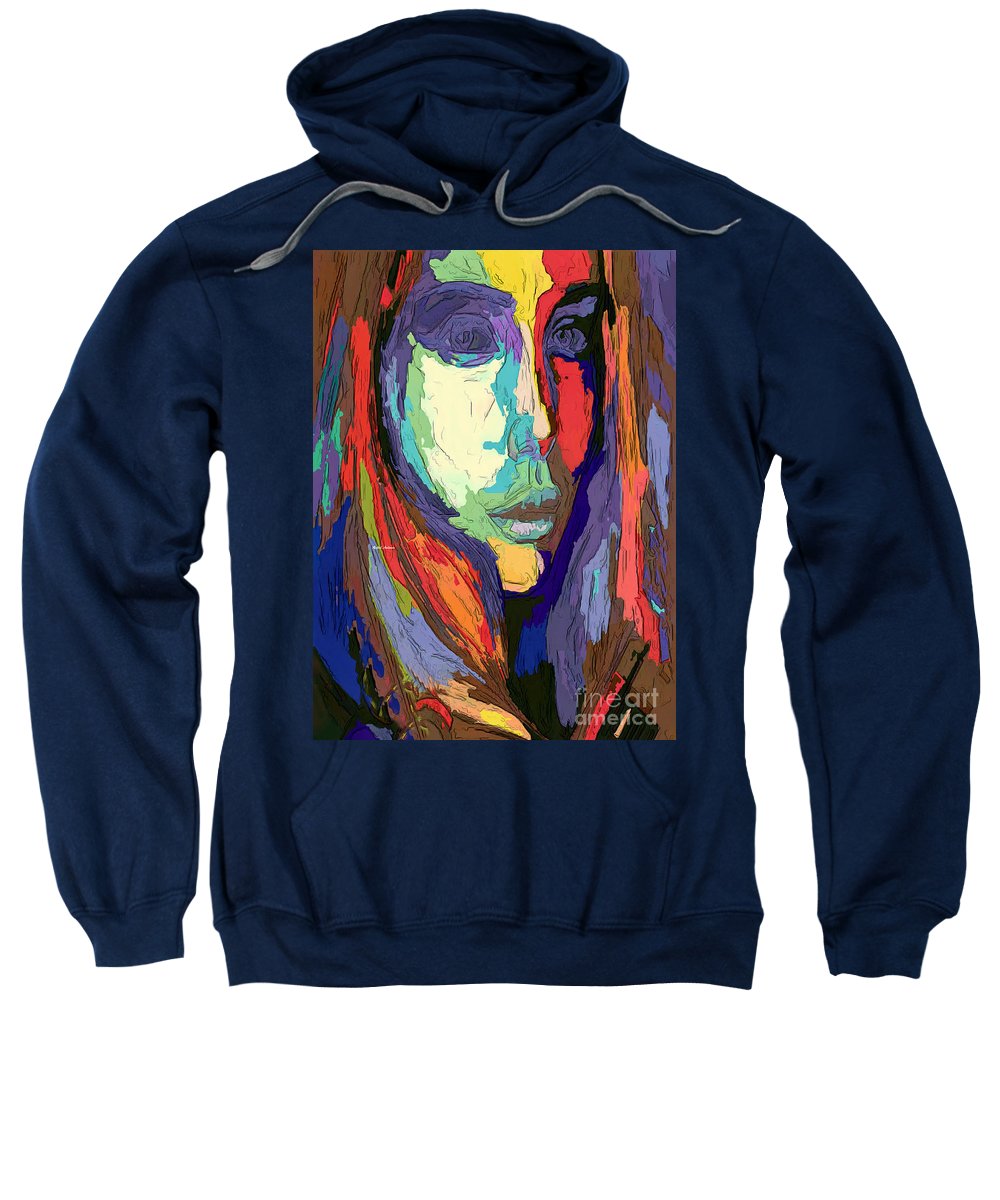 Modern Impressionist Female Portrait - Sweatshirt