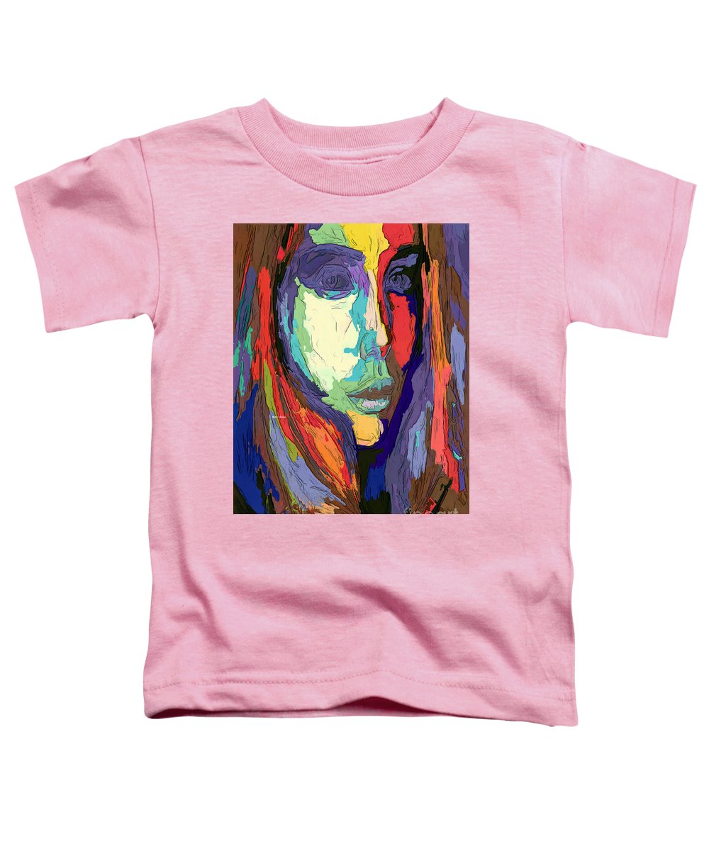 Portrait de femme impressionniste moderne - T-shirt pour tout-petit