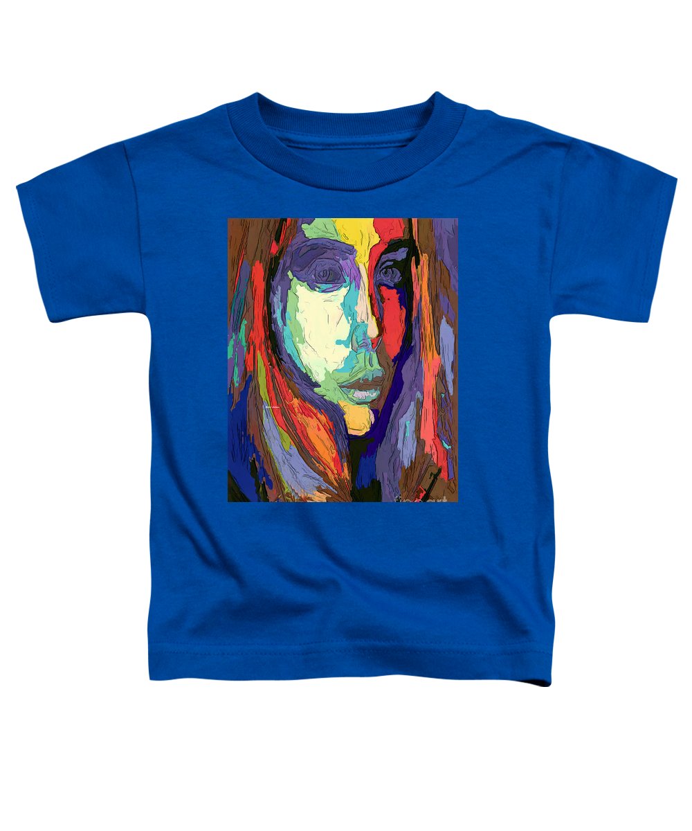 Portrait de femme impressionniste moderne - T-shirt pour tout-petit