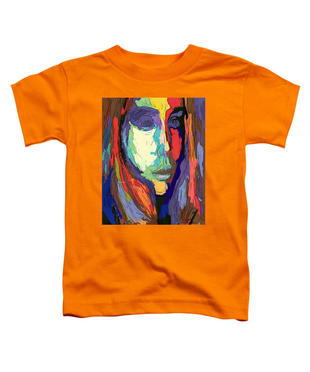 Portrait de femme impressionniste moderne - T-shirt pour tout-petit