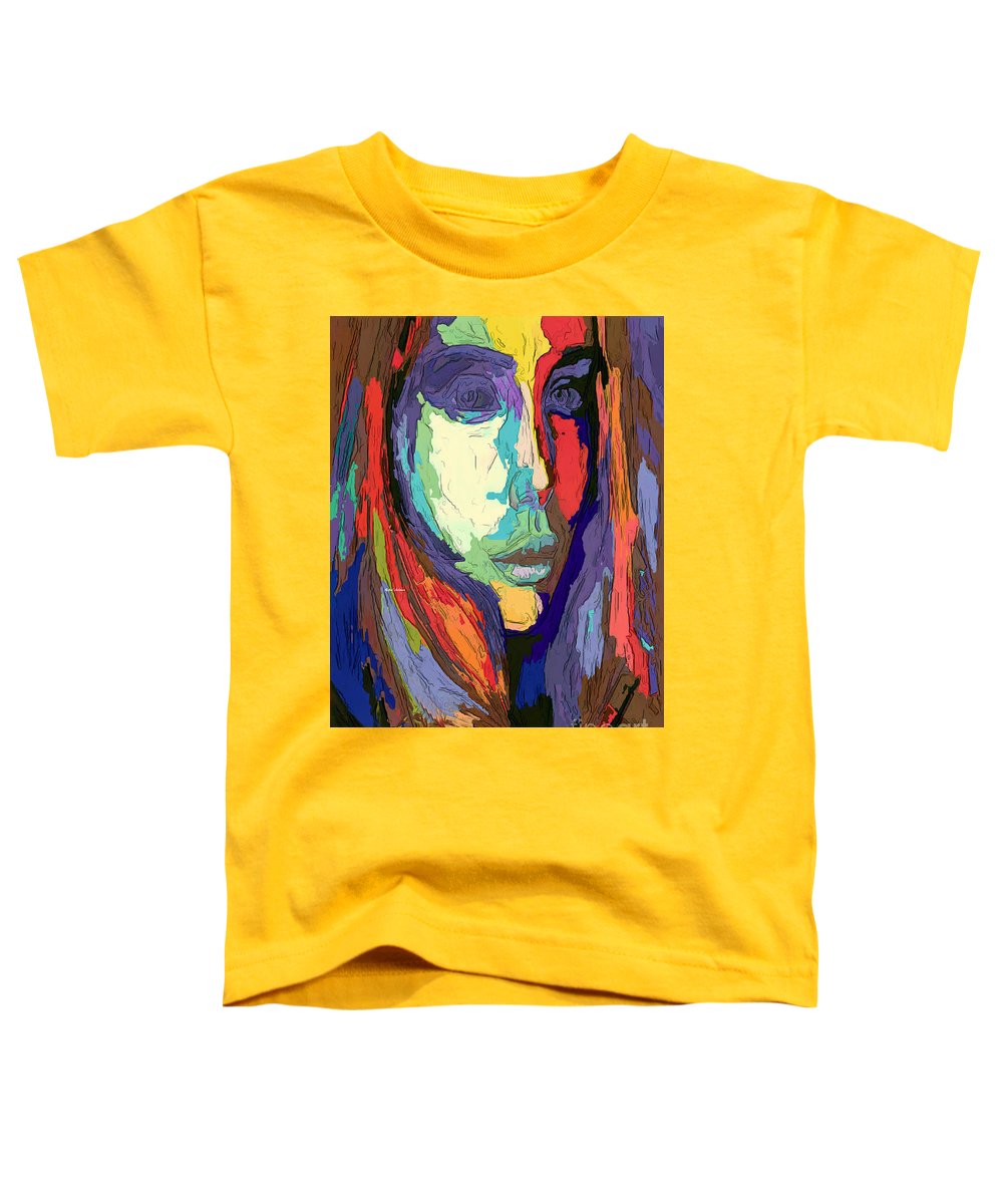 Portrait de femme impressionniste moderne - T-shirt pour tout-petit