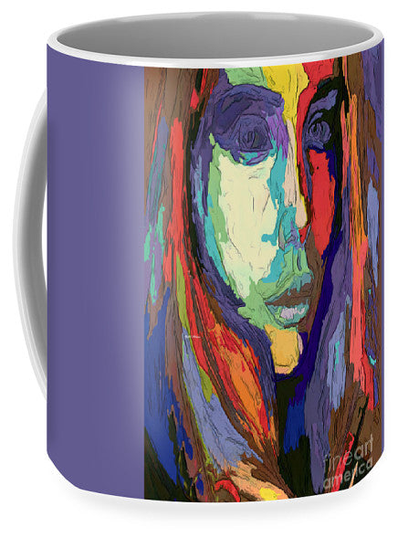 Modern Impressionist Female Portrait - Mug