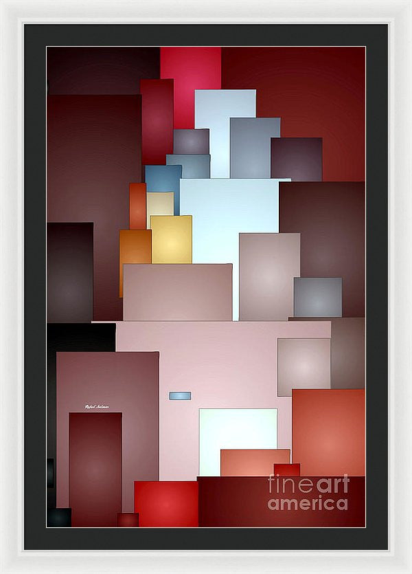 Framed Print - Mosaic Tiles