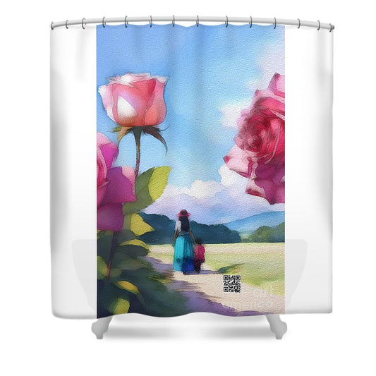 Mother, as always by my side - Shower Curtain