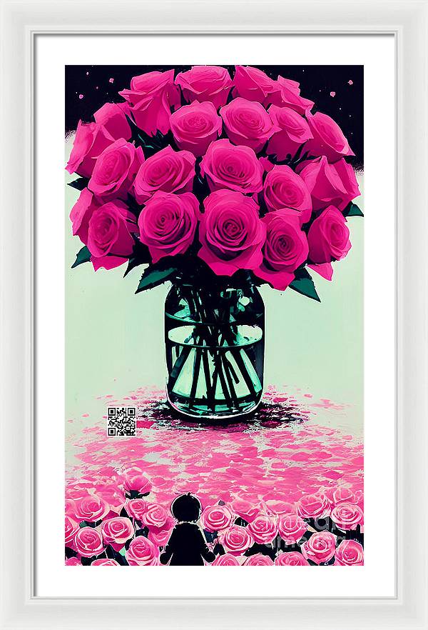 Mother's Day Rose Bouquet - Framed Print