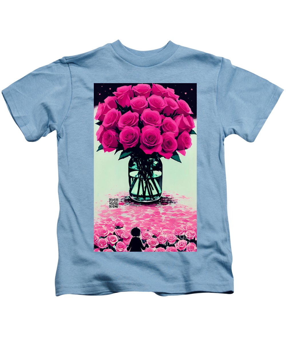 Mother's Day Rose Bouquet - Kids T-Shirt