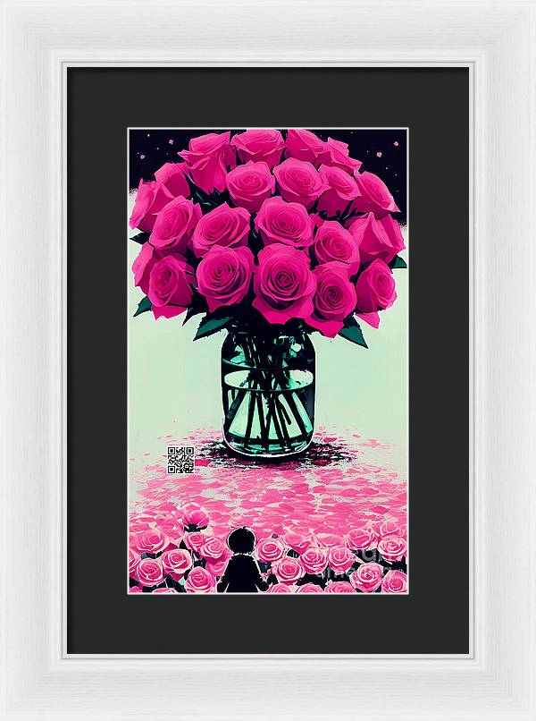 Mother's Day Rose Bouquet - Framed Print