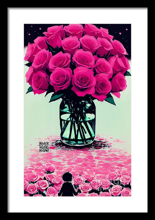 Mother's Day Rose Bouquet - Framed Print